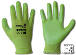 Перчатки рабочие нитрил NITROX фирмы BRADAS - <ro>Изображение</ro><ru>Изображение</ru> #2, <ru>Объявление</ru> #1427493