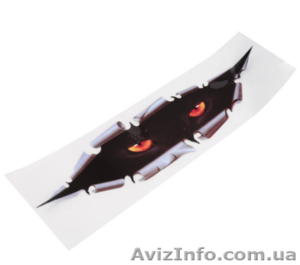 Наклейка для автомобиля 3D глаза