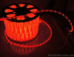 Дюралайт светодиодный led-2wrl красный, 100 метров - <ro>Изображение</ro><ru>Изображение</ru> #1, <ru>Объявление</ru> #1493013