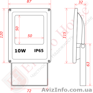 Продам LED прожектор 10W IP65 ElectroHouse EH-LP-205 - <ro>Изображение</ro><ru>Изображение</ru> #2, <ru>Объявление</ru> #1503126