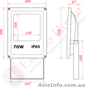 Продам LED прожектор 70W IP65 ElectroHouse EH-LP-209 - <ro>Изображение</ro><ru>Изображение</ru> #2, <ru>Объявление</ru> #1503144