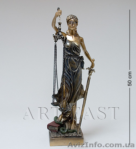 Статуэтка Фемида - богиня правосудия. Высота 20, 30, 40, 50, 60 см. - <ro>Изображение</ro><ru>Изображение</ru> #1, <ru>Объявление</ru> #1506014