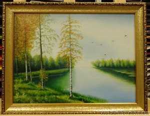 Пейзаж, лес, река. - <ro>Изображение</ro><ru>Изображение</ru> #1, <ru>Объявление</ru> #1520043