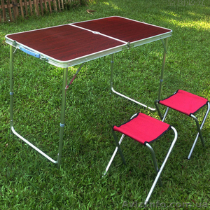 Комплект мебели для пикника WELFULL-FTS1-4, раскладной столик +4 стула - <ro>Изображение</ro><ru>Изображение</ru> #2, <ru>Объявление</ru> #1422592