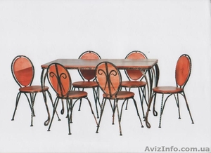 Предлагаем очень красивый и качественный набор ковки стулья,столы,веша - <ro>Изображение</ro><ru>Изображение</ru> #2, <ru>Объявление</ru> #1527877