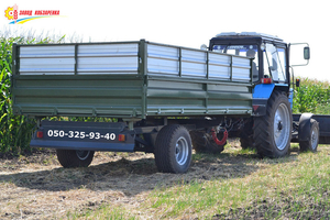 Прицеп тракторный зерновоз ТСП. Грузоподъёмность 8 - 30 тонн