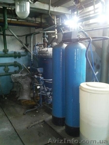 Продаем  б.у. установку  умягчения воды  
