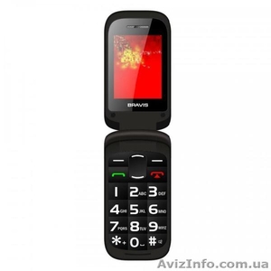 Телефон-раскладушка бабушкофон Bravis CLAMP - <ro>Изображение</ro><ru>Изображение</ru> #4, <ru>Объявление</ru> #1564982