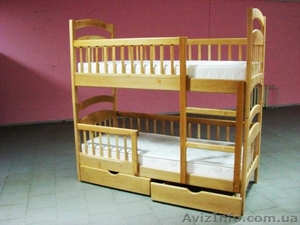 Детская двухъярусная кровать Карина Люкс от производителя. - <ro>Изображение</ro><ru>Изображение</ru> #1, <ru>Объявление</ru> #1562374
