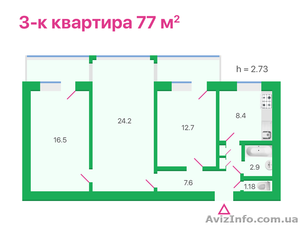 Продам 3-комнатную квартиру на Печерске (центр) - <ro>Изображение</ro><ru>Изображение</ru> #3, <ru>Объявление</ru> #1597669