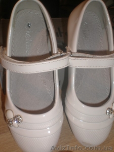 Продам туфли лаковые белые 27 размер, 16,5 см.  - <ro>Изображение</ro><ru>Изображение</ru> #2, <ru>Объявление</ru> #1597439