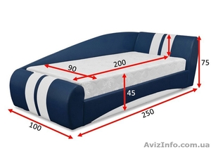 Детская кровать Драйв-90 синяя - <ro>Изображение</ro><ru>Изображение</ru> #2, <ru>Объявление</ru> #1600698