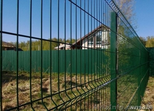 Забор секционный 3D «РУБЕЖ» для дачи из сварной проволоки Ø=4мм - <ro>Изображение</ro><ru>Изображение</ru> #7, <ru>Объявление</ru> #1605353