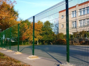 Сварной забор из сетки для дачи «РУБЕЖ» 3D с полимерным покрытием купить - <ro>Изображение</ro><ru>Изображение</ru> #6, <ru>Объявление</ru> #1605127