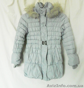 Пальто зимнее для девочки-подростка р.146(холлофайбер) б/у - <ro>Изображение</ro><ru>Изображение</ru> #1, <ru>Объявление</ru> #1606360