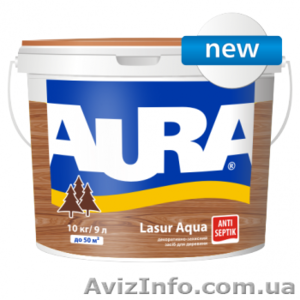 Aura Lasur aqua декоративно-защитное средство для - <ro>Изображение</ro><ru>Изображение</ru> #1, <ru>Объявление</ru> #1023327
