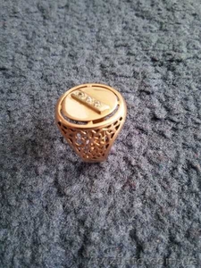 Продам золотое кольцо-печатку (б/у) - <ro>Изображение</ro><ru>Изображение</ru> #2, <ru>Объявление</ru> #1614412