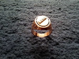 Продам золотое кольцо-печатку (б/у) - <ro>Изображение</ro><ru>Изображение</ru> #3, <ru>Объявление</ru> #1614412