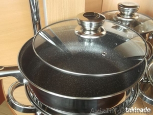 Набор посуды из нержавеющей стали Германия 9-ти слойное дно+подарок фен - <ro>Изображение</ro><ru>Изображение</ru> #2, <ru>Объявление</ru> #1618578