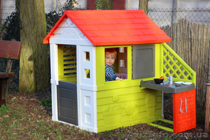 Детский домик Smoby с летней кухней 127cм + тележка с мороженным - <ro>Изображение</ro><ru>Изображение</ru> #4, <ru>Объявление</ru> #1622126