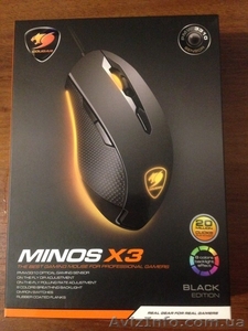 Мышь Cougar Minos X3 USB Gaming Mouse мышка игровая проводная 3200 dpi - <ro>Изображение</ro><ru>Изображение</ru> #1, <ru>Объявление</ru> #1625133