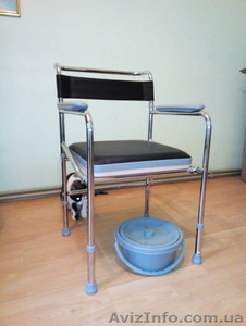 стул-кресло-туалет нержавейкас регул.по высоте(новый)для инвалидов - <ro>Изображение</ro><ru>Изображение</ru> #2, <ru>Объявление</ru> #1626359