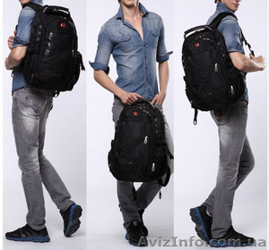 Супер рюкзак Swiss Bag для бизнеса и школы. Супер цена + армейские часы - <ro>Изображение</ro><ru>Изображение</ru> #5, <ru>Объявление</ru> #1628497