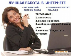 Требуются сотрудники по продвижению бренда в сети  - <ro>Изображение</ro><ru>Изображение</ru> #1, <ru>Объявление</ru> #1632900