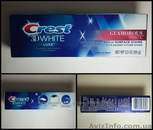 Супер Отбеливающая зубная паста Crest 3D White Glamorous Luxe-USA  - <ro>Изображение</ro><ru>Изображение</ru> #2, <ru>Объявление</ru> #718846