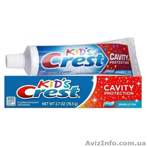 Детская зубная паста Crest Kid’s Cavity Sparkle Fun -130грамм-USA - <ro>Изображение</ro><ru>Изображение</ru> #1, <ru>Объявление</ru> #738220