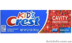 Детская зубная паста Crest Kid’s Cavity Sparkle Fun -130грамм-USA - <ro>Изображение</ro><ru>Изображение</ru> #3, <ru>Объявление</ru> #738220