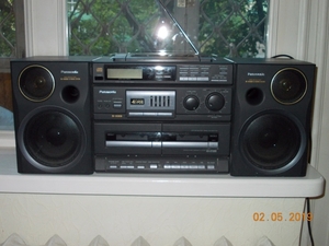 Продаю 2-х кассетный магнитофон с радио и CD, Panasonic RX-DT680 - <ro>Изображение</ro><ru>Изображение</ru> #1, <ru>Объявление</ru> #1654626
