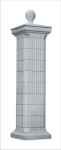Забор. Продаем бетонные колоны для ограждения, наборные разных высот - <ro>Изображение</ro><ru>Изображение</ru> #1, <ru>Объявление</ru> #1654941