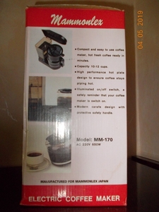 Продаю новую кофеварку Mammonlex MM 170 - <ro>Изображение</ro><ru>Изображение</ru> #3, <ru>Объявление</ru> #1654628