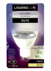 L15-990205, LED лампочка LIVARNORUX GU10,  белый-прозрачный - <ro>Изображение</ro><ru>Изображение</ru> #1, <ru>Объявление</ru> #1674260