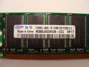 Оперативная память DDR1 Samsung 512MB PC3200 RAM - <ro>Изображение</ro><ru>Изображение</ru> #3, <ru>Объявление</ru> #1679822