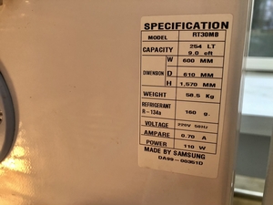 Холодильник Samsung RT30MB 60x60x157. No Frost. Свой. Состояние нового. - <ro>Изображение</ro><ru>Изображение</ru> #9, <ru>Объявление</ru> #1697531