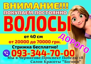 Куплю волосы дорого Чернигов 