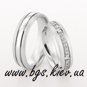 Обручальные кольца из белого золота с бриллиантами - <ro>Изображение</ro><ru>Изображение</ru> #4, <ru>Объявление</ru> #1709475