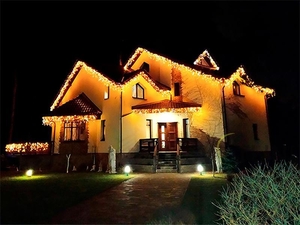 Новогодняя праздничная подсветка домов, монтаж гирлянд  - <ro>Изображение</ro><ru>Изображение</ru> #5, <ru>Объявление</ru> #1718267