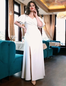 Белое платье для росписи,свадьбы,вечера - <ro>Изображение</ro><ru>Изображение</ru> #1, <ru>Объявление</ru> #1724793