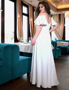 Белое платье для росписи,свадьбы,вечера - <ro>Изображение</ro><ru>Изображение</ru> #2, <ru>Объявление</ru> #1724793