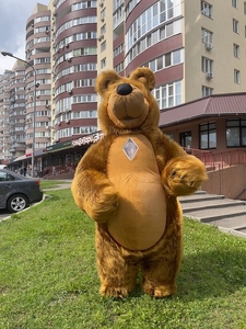 Коричневий костюм ведмедя надувний - <ro>Изображение</ro><ru>Изображение</ru> #2, <ru>Объявление</ru> #1727766