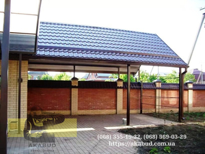 Металовироби. Установка та виготовлення відкатних воріт,  навісів 