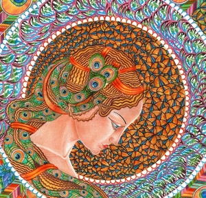 Рисунок цветными карандашами .Название «Мысли» .  - <ro>Изображение</ro><ru>Изображение</ru> #1, <ru>Объявление</ru> #1734476