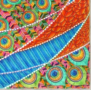 Рисунок цветными карандашами .Название «Фантазии» .  - <ro>Изображение</ro><ru>Изображение</ru> #3, <ru>Объявление</ru> #1734479