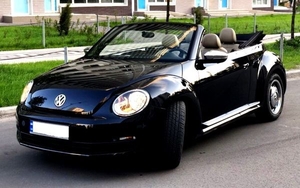 Кабриолет Volkswagen Beetle черный аренда - <ro>Изображение</ro><ru>Изображение</ru> #1, <ru>Объявление</ru> #1735435