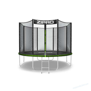 Батут 312 см черно-зеленый Zipro Jump Pro с наружной сеткой #1682471