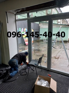 Надійні алюмінієві двері для будинку або офісу від виробника #1055282