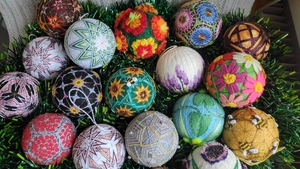 Темарі Київ,  кульки темарі Київ,  набори темарі Київ,  новорічний декор Київ,  виши #1751087